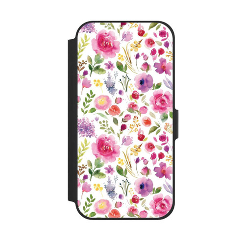 Apple iPhone 12 Pro NIVOflip Roses Flowers Purple