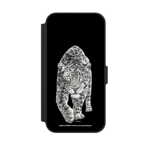 Apple iPhone 12 Pro NIVOflip Leopard Schwarz