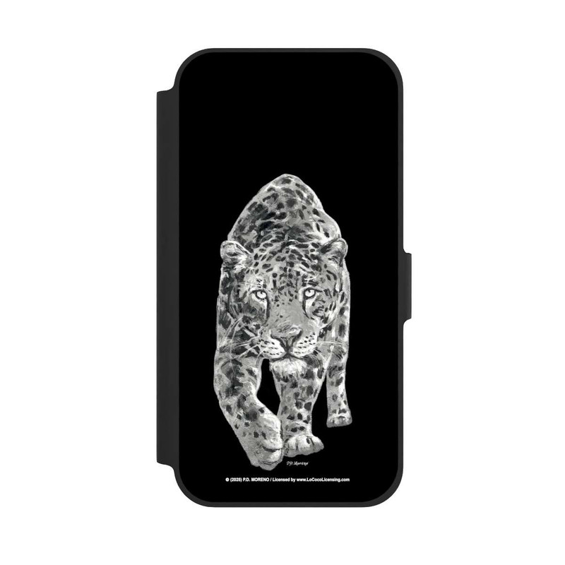 iPhone 12 Pro NIVOflip Leopard Schwarz