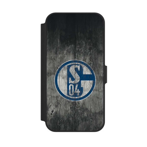 Apple iPhone 12 Pro NIVOflip Schalke 04 Holz Look