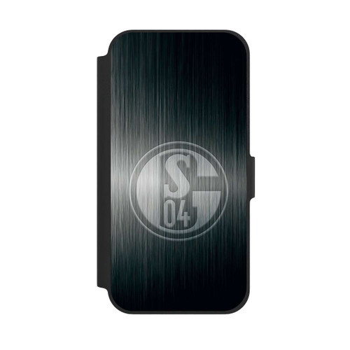 Apple iPhone 12 Pro NIVOflip Schalke 04 Metall Look