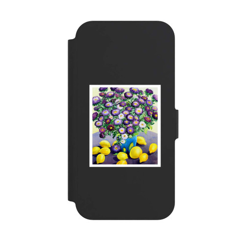 Apple iPhone 12 Pro NIVOflip Purple Asters and Lemons by Christopher Ryland