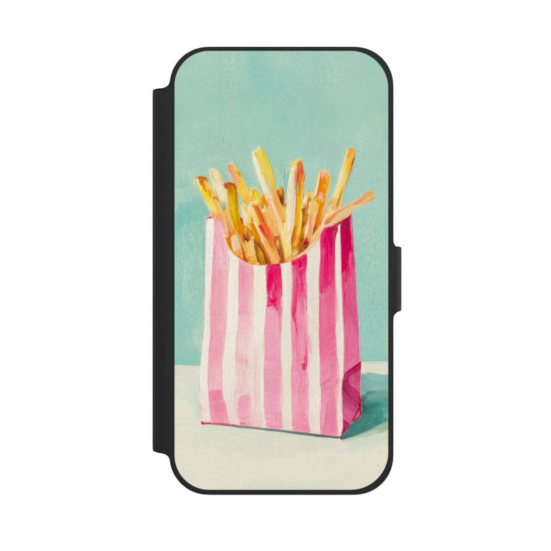 iPhone 12 Pro NIVOflip Retro Pommes Blau Watercolor