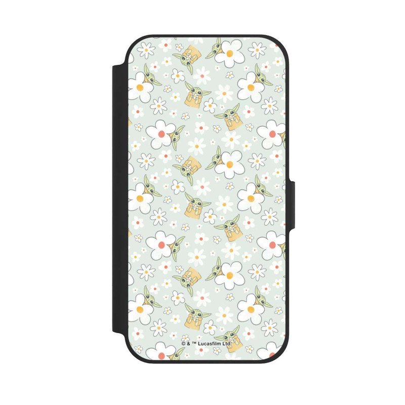 iPhone 12 Pro NIVOflip Baby Yoda Flower Pattern