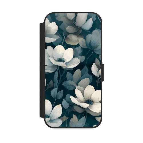 Apple iPhone 12 Pro NIVOflip Negative Flower Petrol White with AI