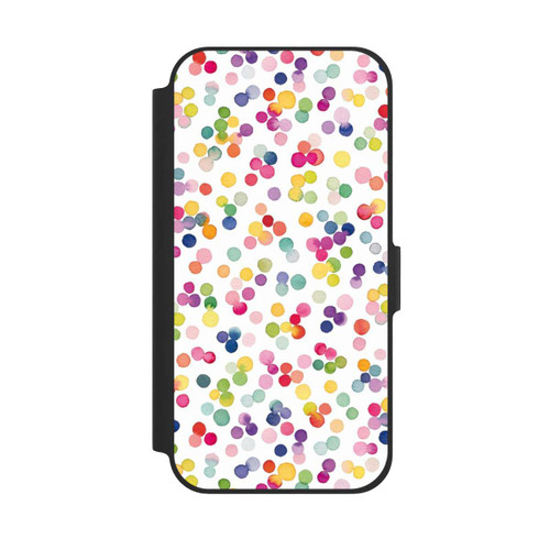 Apple iPhone 12 Pro NIVOflip Watercolour Punkte Bunt