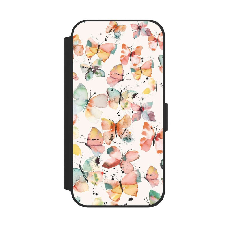 iPhone 12 Pro NIVOflip Sanfte Schmetterlinge Muster