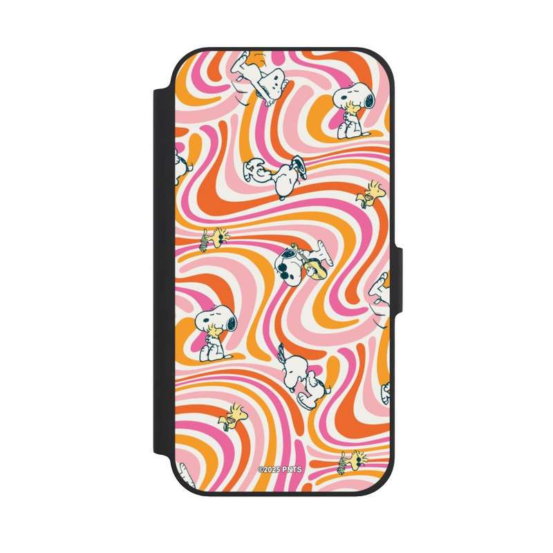 iPhone 12 Pro NIVOflip Peanuts Hippie Pattern Orange