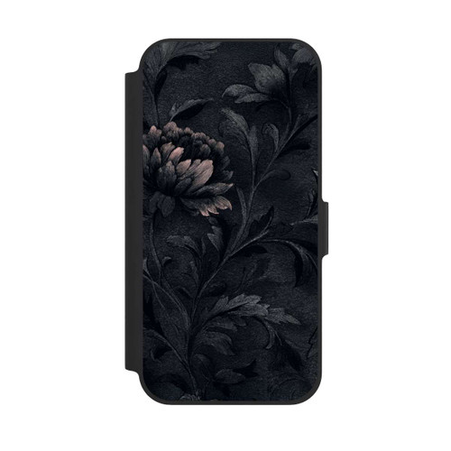 Apple iPhone 12 Pro NIVOflip Dunkles Blumenmuster Vintage