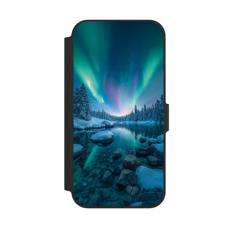 iPhone 12 Pro NIVOflip Aurores boréales Briller avec IA