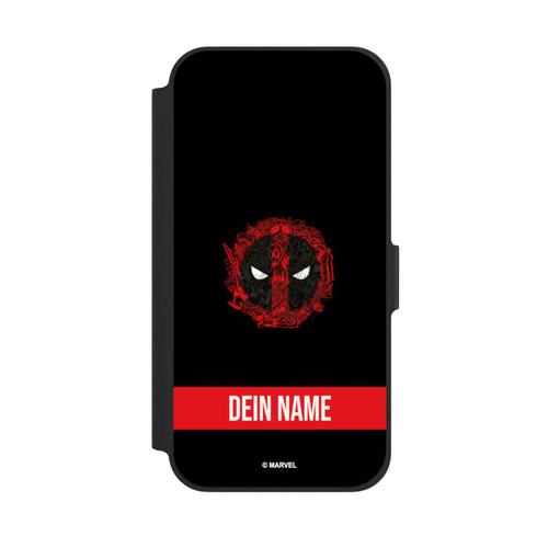 Apple iPhone 12 Pro NIVOflip Deadpool Logo Personalisierbar