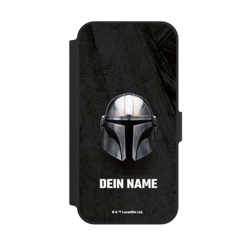 Apple iPhone 12 Pro NIVOflip Star Wars Mandalorian Black Helmet Personalisierbar