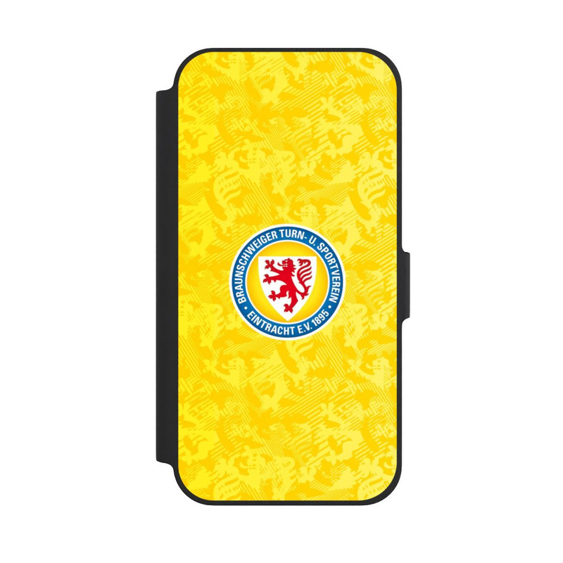 iPhone 12 Pro NIVOflip Eintracht Braunschweig Löwen Muster Gelb