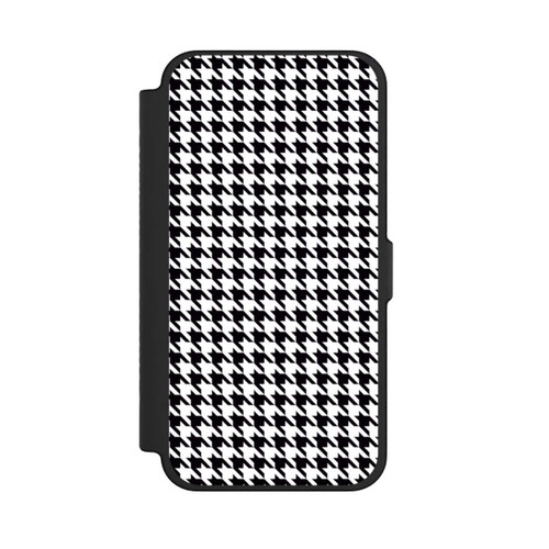 Apple iPhone 12 Pro Max NIVOflip Hahnentritt Schwarz Weiß