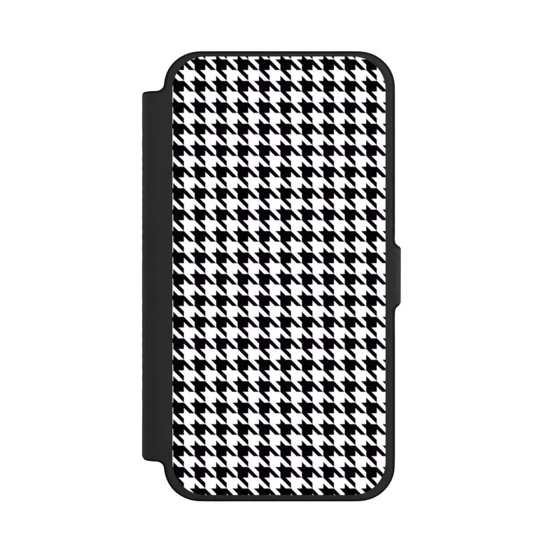 iPhone 12 Pro Max NIVOflip Houndstooth black-white
