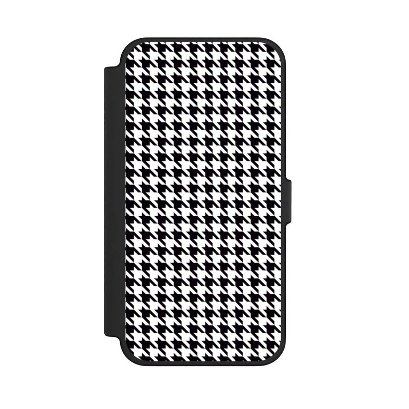 iPhone 12 Pro Max NIVOflip Hahnentritt Schwarz Weiß