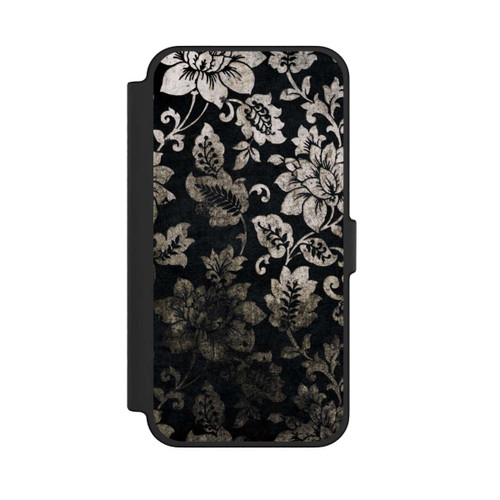 Apple iPhone 12 Pro Max NIVOflip Silber Schwarz Vintage