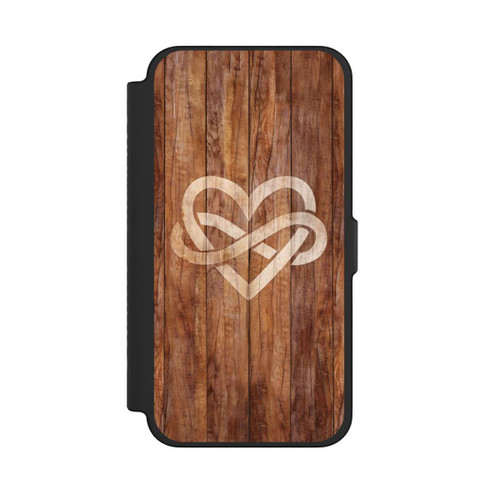 Apple iPhone 12 Pro Max NIVOflip Heart wood