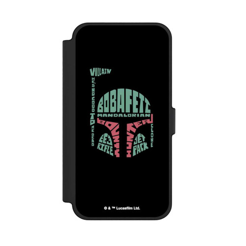 Apple iPhone 12 Pro Max NIVOflip Boba Fett Typo Grafisch