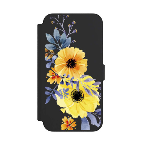 Apple iPhone 12 Pro Max NIVOflip Gelbe schwedische Blumen