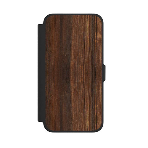 Apple iPhone 12 Pro Max NIVOflip Nußbaum Holzlook