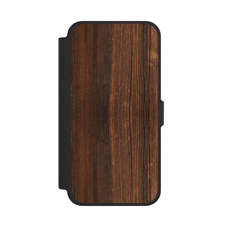iPhone 12 Pro Max NIVOflip Nußbaum Holzlook