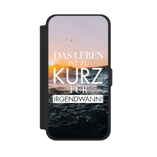 Apple iPhone 12 Pro Max NIVOflip Leben zu Kurz für Irgendwann
