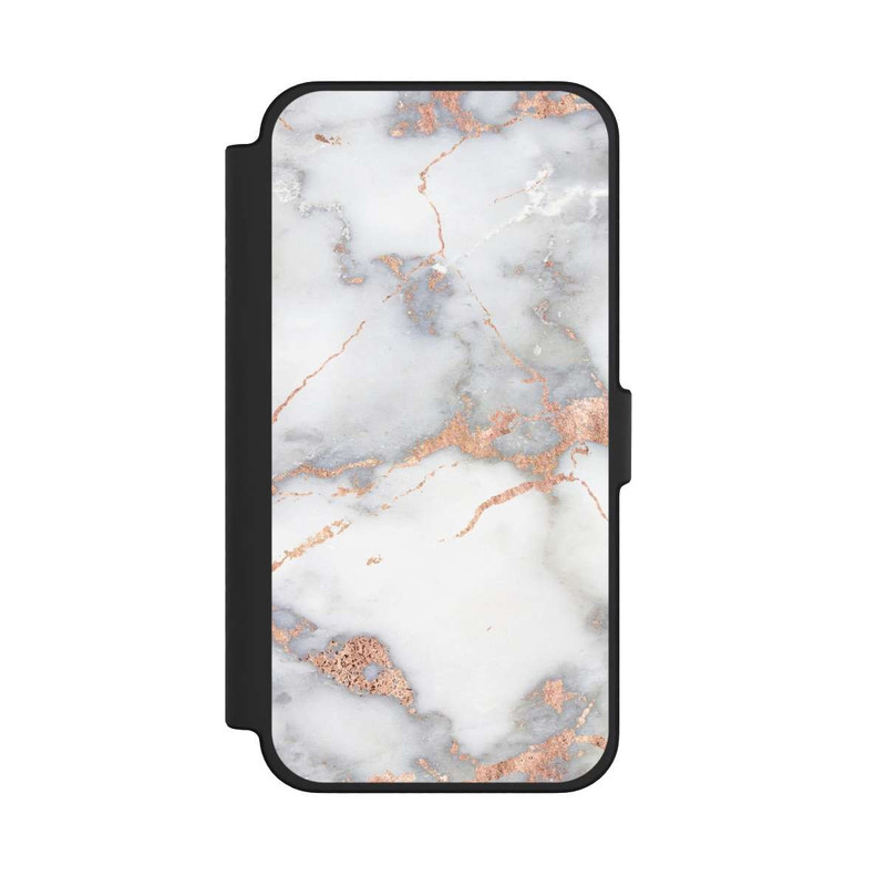 iPhone 12 Pro Max NIVOflip Marbre Blanc et Doré