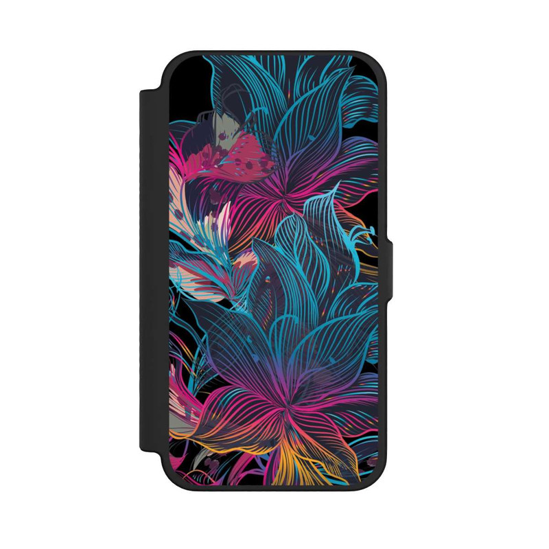 iPhone 12 Pro Max NIVOflip Le pouvoir des fleurs néon