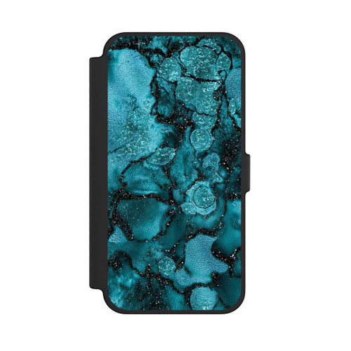 Apple iPhone 12 Pro Max NIVOflip Paillettes Bleues