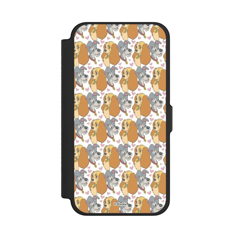 iPhone 12 Pro Max NIVOflip Susi und Strolch Muster Herzen