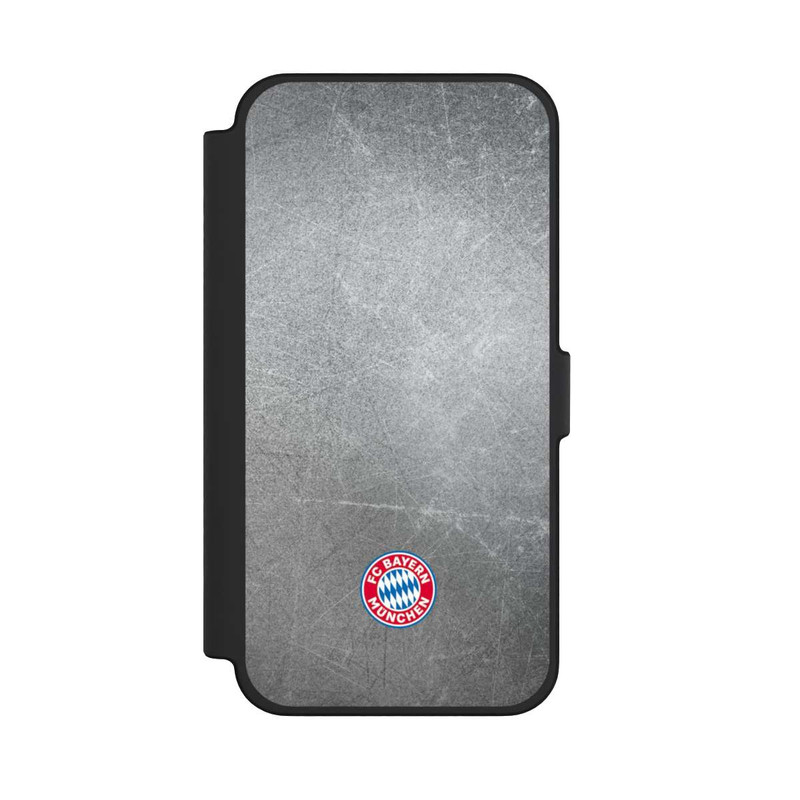 iPhone 12 Pro Max NIVOflip Klassisches FCB Logo Klein - Bunt auf Metalllook