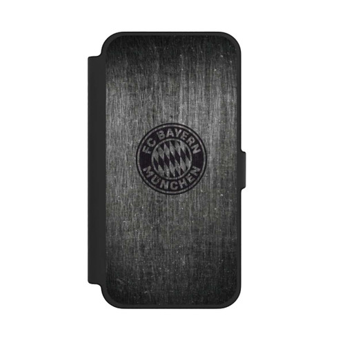 Apple iPhone 12 Pro Max NIVOflip Metalllook FCB Logo einfarbig