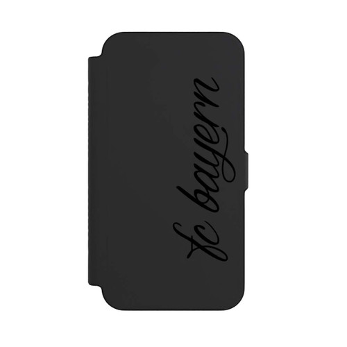 Apple iPhone 12 Pro Max NIVOflip Schwarzes FCB Girlmotiv - ohne Hintergrund