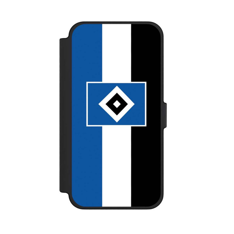 iPhone 12 Pro Max NIVOflip HSV Streifen - Blau-Weiß-Schwarz