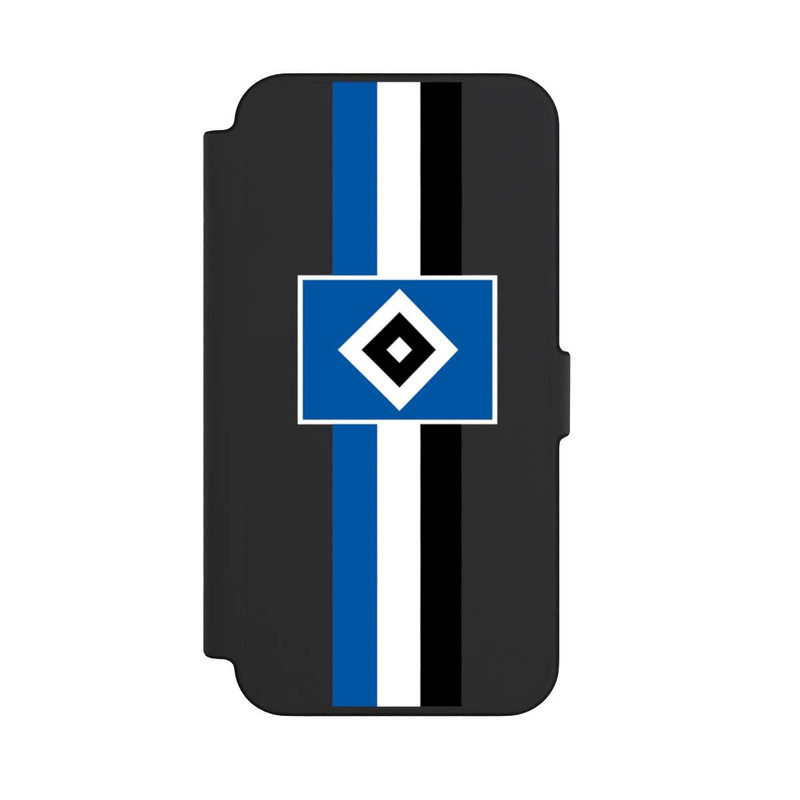 iPhone 12 Pro Max NIVOflip HSV Streifen - Blau-Weiß-Schwarz - ohne Hintergrund