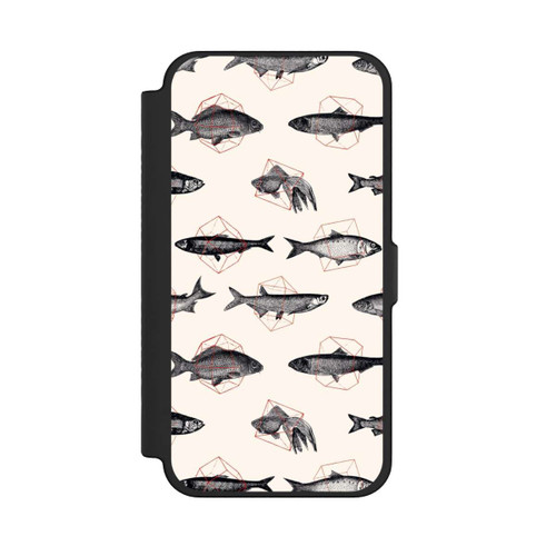 Apple iPhone 12 Pro Max NIVOflip Fische in Geometrie