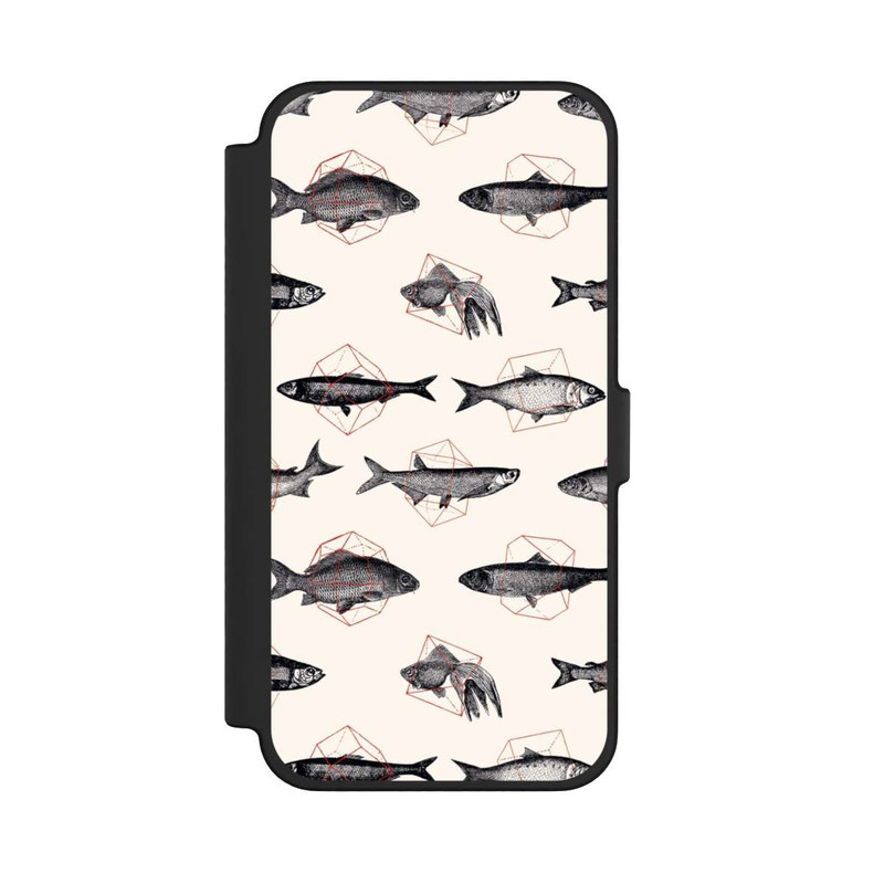 iPhone 12 Pro Max NIVOflip Fische in Geometrie