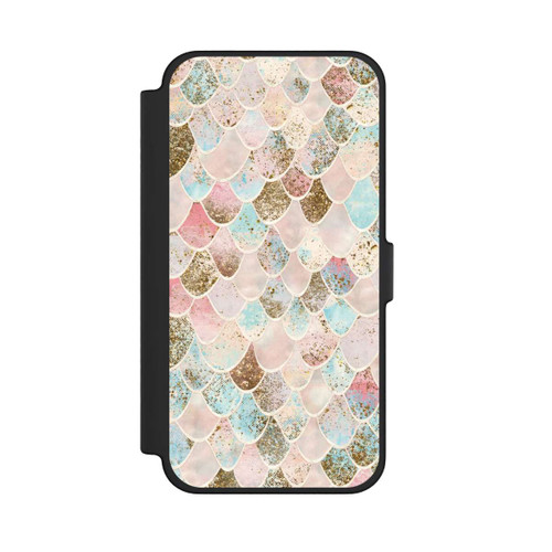 Apple iPhone 12 Pro Max NIVOflip Glitzer Look Meerjungfrau Muster