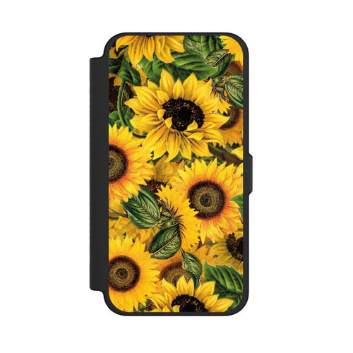 Apple iPhone 12 Pro Max NIVOflip Sonnenblumenmuster
