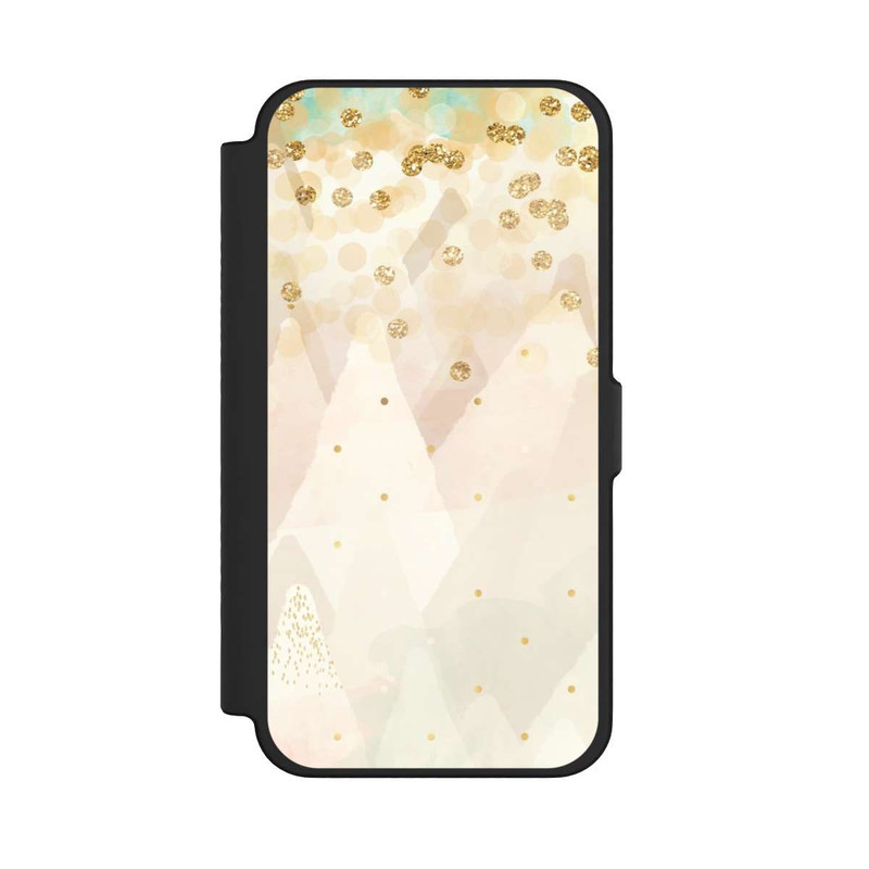 iPhone 12 Pro Max NIVOflip Gold Glitter Snow Look
