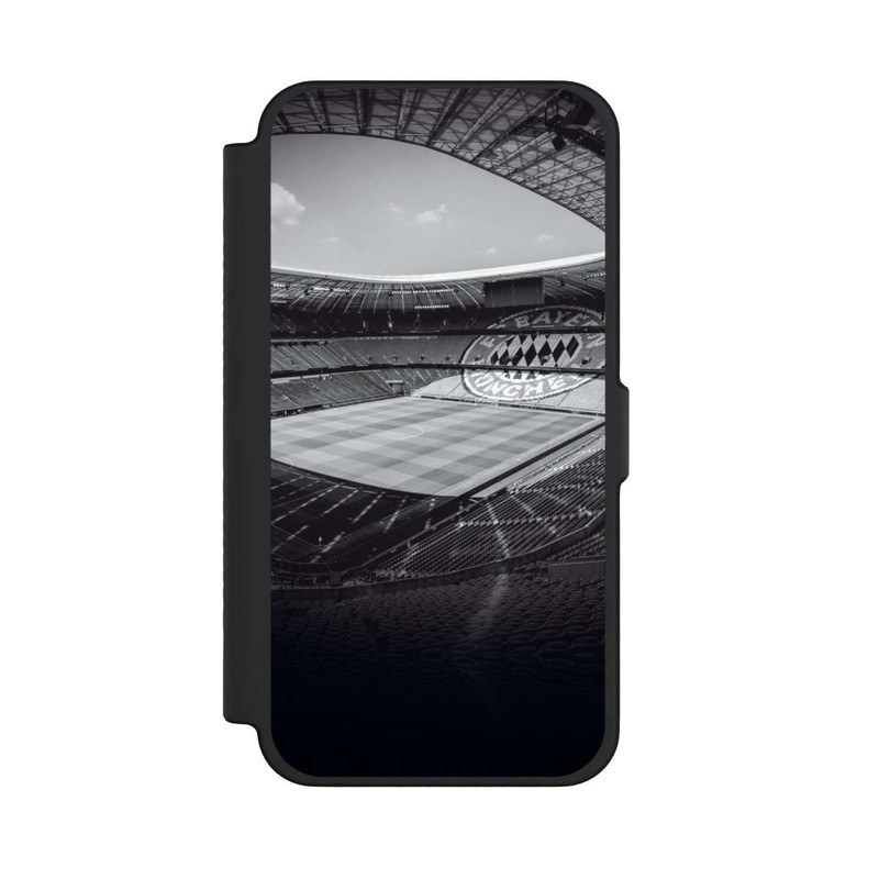 iPhone 12 Pro Max NIVOflip Stadion FC Bayern - Black White