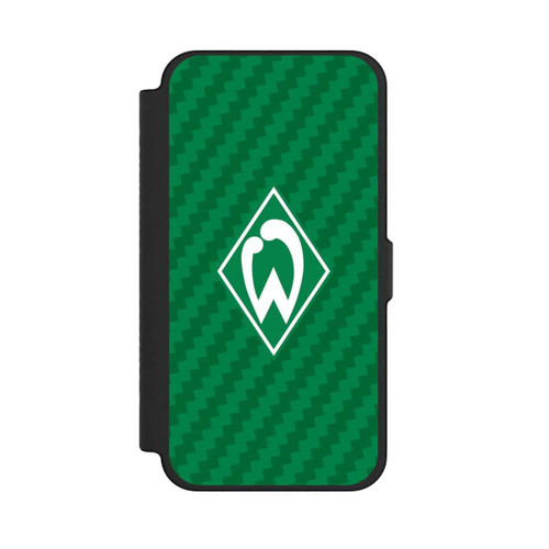 Apple iPhone 12 Pro Max NIVOflip Carbonlook - Werder Bremen