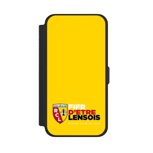 Apple iPhone 12 Pro Max NIVOflip Fond Logo RCL Jaune