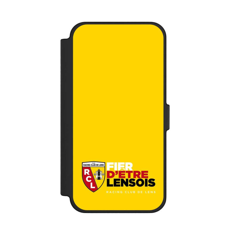 iPhone 12 Pro Max NIVOflip Fond Logo RCL Jaune