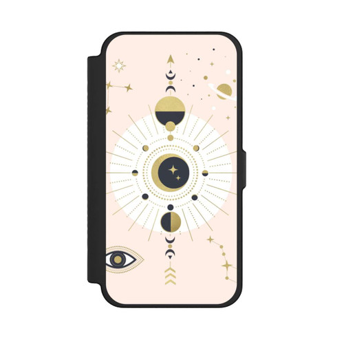 Apple iPhone 12 Pro Max NIVOflip Abstrakter Rose-Gold-Look