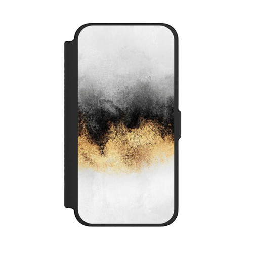 Apple iPhone 12 Pro Max NIVOflip Grauer Himmelstaub Golddruck