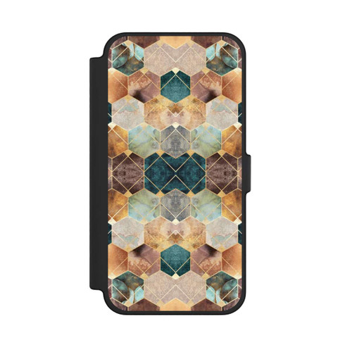 Apple iPhone 12 Pro Max NIVOflip Hexagones et diamants naturels