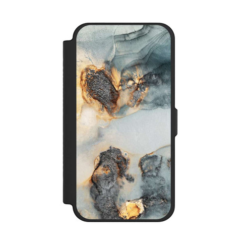 Apple iPhone 12 Pro Max NIVOflip Flutwellen Golddruck