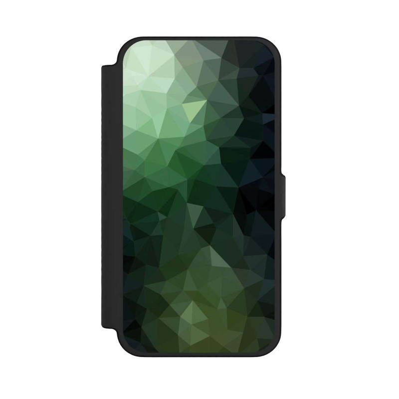 iPhone 12 Pro Max NIVOflip Polygonal Mosaic Green